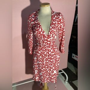 Rare vintageLIP WRAP DRESS BY JULIE BROWN